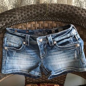 Miss me angel wing shorts